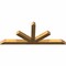 Ekena Millwork Saratoga Rough Sawn Timber Gable Bracket, Western Red Cedar, 108"W x 45"H x 6"D x 6"F, 10/12 Pitch GBW108X45X0606SAR00RWR - alternate 3